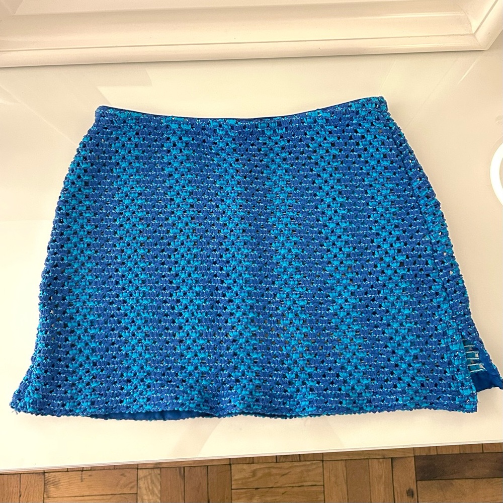 Triangl KASI NAYARIT Bikini Cover Up Skirt Blue crochet | Like New | Size XS/S